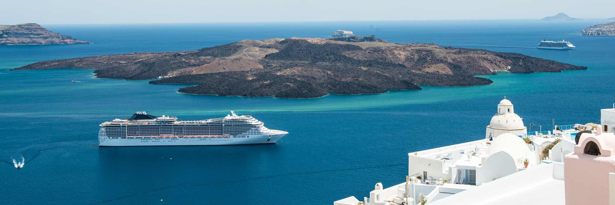 Mediterranean Cruises - Cruise Ship in Greece