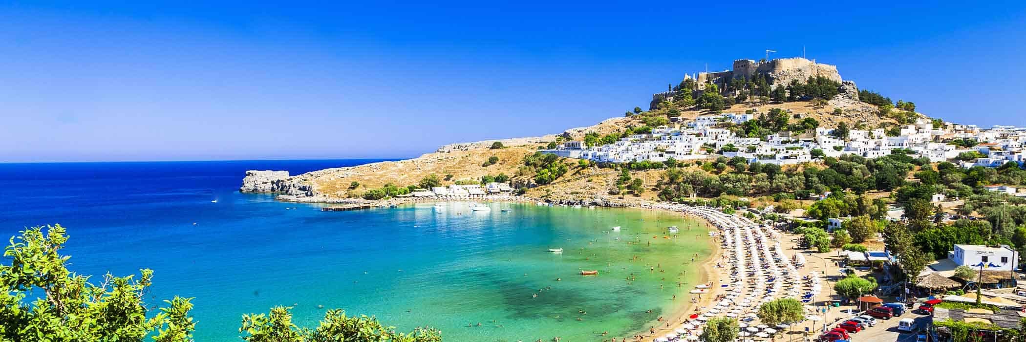 Holidays To Greece - Lindos Beach in Rhodes
