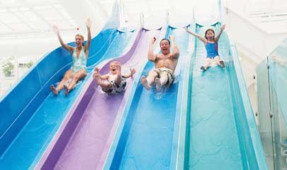 Waterslide at Haven Devon Cliffs