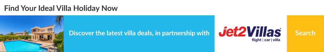 Search for your next holiday with Jet2Villas