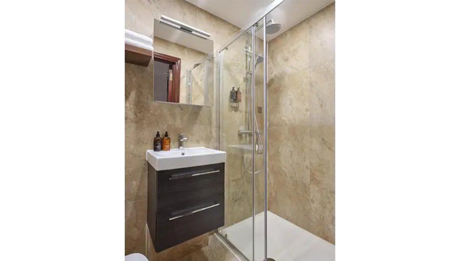 The Prime London Hotel Bathroom With Shower