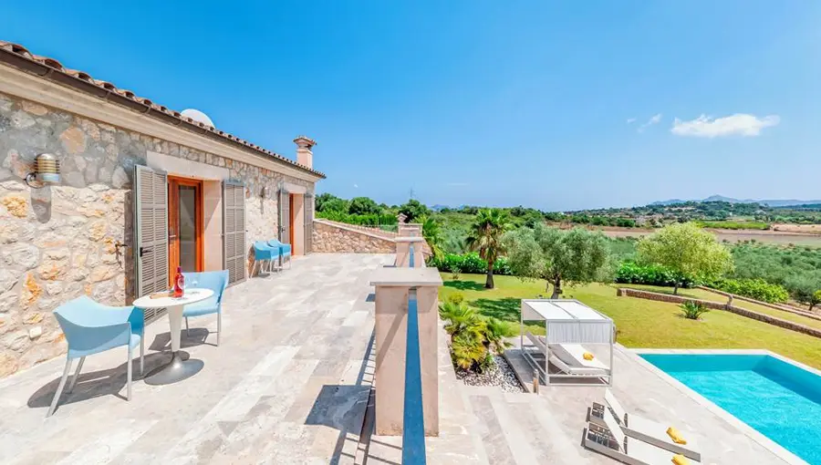 Villa Casesnovas Majorca Balcony View