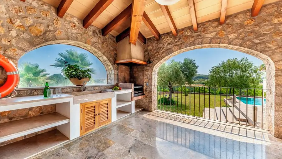 Villa Casesnovas Majorca Outdoor Kitchen