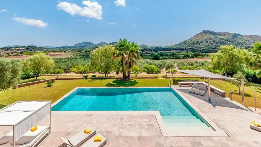 Villa Casesnovas Majorca - Pool View